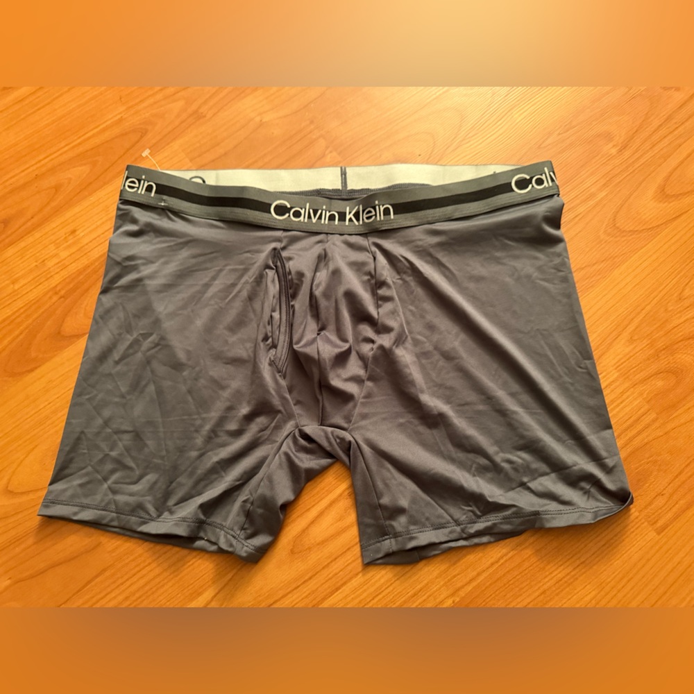 New Calvin Klein Men’s Boxer Briefs Gray XL